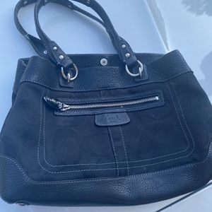 Coach bag black.  Great shape